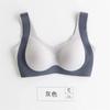 Ropa interior sin costuras estilo chaleco para mujeres con senos pequeños, push-up, delgada, sin varillas, retráctil para el busto, anti-flacidez, brasier deportivo y cómodo