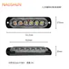 Luz Estroboscópica para Coche Luz Láser de Advertencia Anti-Colisión Trasera Uso en Coche Luz Decorativa para Coche