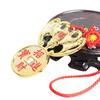 En Stock de Fábrica Aleación Dorada Murciélago Dinero Colgante Adorno de Coche Decoración del Hogar Artesanías Feng Shui Amuleto Propicio Venta al por Mayor