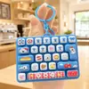 Diário Animal Criativo e Divertido Mini Alívio do Estresse Chaveiro Teclado 26 Teclas Impulsionador de Humor Pingente Portátil para Mochila