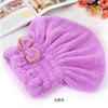 Touca Secadora de Cabelo Lã Coral Adulto Coreano Touca Secadora de Cabelo Laço Touca de Banho Artefato Absorvente de Água Turbante Macio Touca de Banho