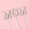 Decoración para Pastel Día de las Madres 2025 Mariposa Luminosa Adorno de Luz Capullo de Tulipán Hada Mamá Inserto de Diamante