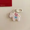 Novo Chaveiro Pingente Desenho Animado Pônei Acessório de Bolsa Presente de Ano Novo para Estudante