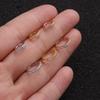 Anillo para la nariz de circonio con incrustaciones de cobre de 20 g, anillo para el hueso de la oreja, mini anillo para el cartílago, piercing de moda de doble uso para la oreja y la nariz, joyería de exportación europea y americana