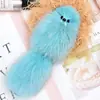 Ins Coreano Lindo Zorro Pequeño Bola de Pelo Accesorios para Bolsos de Mujer Llavero de Coche Colgante Accesorios de Pelo de Zorro Bolso