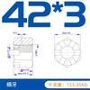 Tuerca Hexagonal Ranurada Galvanizada Flor Abierta Tuerca de Diente Fino M8M10M12M14M16M18M20M24M3048