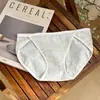 Ropa interior de algodón grado A para mujer, algodón puro, tiro bajo, corte alto, 10A antibacteriana, refuerzo extendido, calzones tipo triángulo de algodón puro para mujeres jóvenes