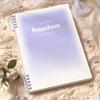 Pp Color Fresco Carcasa para Libro de Hojas Sueltas Serie Simple Cuaderno No Irritante Cuaderno de Alto Valor Venta al por Mayor