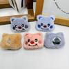 Pelúcia Desenho Animado Fofo Urso Manteiga Boneca Acessórios para Grampo de Cabelo DIY Acessórios para Broche Acessórios para Bolsa Roupas Preenchido com Algodão