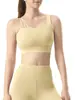 Nuevo Estilo Hermoso Espalda Sujetador Deportivo Ropa de Yoga para Mujer Asimétrico Moda Doble Tirante Acolchado Envoltura para el Pecho para Correr Camisola
