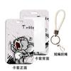 Tom y Jerry Tarjeta de Estudiante de Moda para Campus Portatarjetas de Comida Portatarjetas de Autobús Metro Guangzhou Tong Control de Acceso Protección de Tarjeta de Trabajo Carcasa Dura Correa