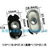 Tuerca clip ovalada M6M8 Torx de resorte estante de exhibición pata de soldadura libre pie ajustable estante de almacenamiento conector de tubo