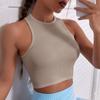 Colete Esportivo Casual de Alta Intensidade, Colete de Corrida, Sutiã Esportivo Modelador que Pode Ser Usado por Fora, Colete de Yoga para Mulheres