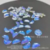 Wuzhou Cristal Vidro Fantasia Azul Luar Pedra Preciosa Pedra Solta Cor AB Colorido Pedra da Lua Atacado