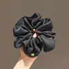 Versão Coreana de Elástico de Cabelo de Cetim Dourado Suave Acessórios de Cabelo Corda de Cabelo de Bola de Alta Qualidade Novos Acessórios de Cabelo de Alta Qualidade