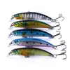 Hengjia Micro Señuelo Minnow Hundimiento Lento Vibratorio Hundimiento Agua Señuelo Artificial para Arroyo y Río Micro Lápiz Pesca para Walleye y Lubina
