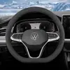Funda de volante Volkswagen para Sagitar, Lavida, Magotan, ID3, Passat, Tiguan L, Bora, CC, Tharu, Tayron, funda de volante de invierno
