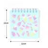 Libro de espiral de helado cuaderno de hojas sueltas para estudiante cuaderno de PCV cuaderno estilo simple