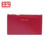 Cartera de PU con tirador lateral de color sólido para mujer, bolso multifuncional de moda simple, tarjetero, venta al por mayor, 2023