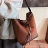 Bolsa Tote Maillard Retrô Tendência Atacado Versátil Simples Casual Têxtil Grande Capacidade Bolsa de Ombro