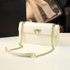 2026 Bolso de Moda Nuevo con Patrón de Cocodrilo, Sencillo y Elegante para Madres de Mediana Edad, Bolso Cruzado de Hombro de Cuero Genuino con un Toque de Lujo