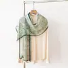 Bufanda de Seda para Mujer de Seda de Morera, Bufanda Larga Estampada para Protección Solar, Recuerdo, Chal Ligero de Lujo de Alta Gama, Dropshipping