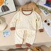Ropa interior sin huesos de estilo coreano para niños, ropa de algodón con dibujos animados para otoño e invierno, pijamas para bebés, ropa de otoño, pantalones de otoño, traje