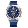 Reloj de Pulsera Grande Multifuncional para Hombre Seis Pines Nuevo Más Vendido No Mecánico Casual Moda Reloj de Cuarzo Transmisión en Vivo Transfronterizo