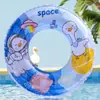 Anillo de Natación Pequeño con Graffiti Engrosado y Ampliado Dibujos Animados Juguete Inflable de Agua