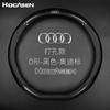 Adequado para Audi tampa do volante A6L A4L Q5L A3 A5 A7 A8L Q3 Q7 capa de couro de fibra de carbono