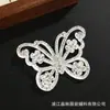 Acessórios de Joias Borboleta com Strass, Apliques de Borboleta Vazados de Alta Qualidade, Presilhas de Cabelo DIY Feitas à Mão, Bolsas para Sapatos, Acessórios de Vestuário