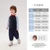 Ropa Infantil Camiseta de Manga Larga con Cuello Redondo Kidsren's Otoño 2026 Nueva Camiseta Básica de Contraste para Niños 7A Antibacteriana