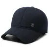 Gorra de invierno cálida para hombre con protección para las orejas, gorra de béisbol con forro de polar, sombrero de algodón para exteriores, moderno y versátil, gorro de lana