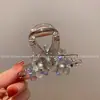 Pinza de Clip Mediana de Cristal Retro Moda 2025 Nuevo Pinza de Tiburón de Gama Alta para Volumen de Cabello Pequeño en la Parte Posterior de la Cabeza Accesorio Caliente para el Cabello