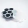 Caja de silicona de 7 compartimentos para suplementos alimenticios caja de suplementos para alimentos de bebé caja de hielo para sub-empaque molde de hielo con tapa molde de hielo suministro transfronterizo de Amazon