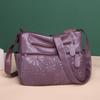 2021 Moda nueva europea y americana, bolso de hombro multicapa de cuero lavado, bolso de mensajero de gran capacidad para mujer, mochila de cuero suave al por mayor
