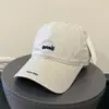 Gorra de Béisbol Bordada con Letras Estilo Universitario Coreano para Mujer, Primavera y Verano, Sombrero de Sol para Adelgazar la Cara para Hombre, Casual y Versátil