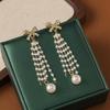 Design Sul-Coreano Senso de Personalidade Exagerada Metal Grande Pérola Brincos Femininos Francês Elegante Moda Argola Brincos Studs Acessórios de Orelha