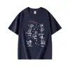 Camiseta de Algodón Puro de Manga Corta con Cuello Redondo para Mujer, Estilo Nuevo de Verano, Estampado de Dálmata de Dibujos Animados Americanos, Top Holgado Casual Versátil