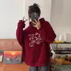 Moletom com Capuz Estilo Americano para Mulheres, Novo para Outono e Inverno 2026, Top Espesso com Forro de Lã, Jaqueta Estilo Ins, Estilo Preguiçoso, Caimento Solto