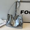 Bolsa Tote Simple Estilo Nuevo Ins Estilo Coreano Clase Estudiantil de Alta Gama Cuero Suave Nicho Casual Combinable Bolso de Hombro