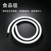 Tubo de Silicona Blanco, Funda de Silicona, Resistente a Altas Temperaturas, Antienvejecimiento, Resistente al Desgaste, Antirrotura, Manguera de Silicona Blanca Resistente a la Presión