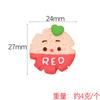 Lindo bizcocho caricatura comida y juego diy crema epoxi funda para teléfono horquilla tocado material hecho a mano resina accesorios lote