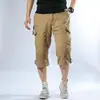 2026 Amazon Calças Capri de Verão Masculinas Estilo Americano Secagem Rápida Calças Táticas Esportivas Militares para Uso ao Ar Livre Tendência em Estoque