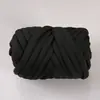 OHHIO nueva manta tejida a mano relleno de hilo secundario núcleo de gasa raya lana gruesa material para hacer mantas DIY alambre central
