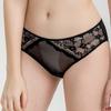 Ropa Interior Sexy de Encaje Europeo y Americano para Mujer Calzón de Algodón Puro Entrepierna Levanta Glúteos Ropa Interior Sexy Ultradelgada con Recorte Calzones de Cintura Baja Parte Inferior