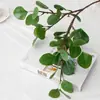 Flor Artificial planta artificial folha de eucalipto folha de dinheiro decoração de casa decoração planta verde artificial decoração atacado