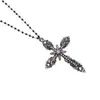 Collar de Cruz de Pedrería Estilo Punk Diablo Estilo Dulce y Cool Spice Girl Retro Cadena para Suéter Y2K Diseño Nicho Cadena para el Cuello