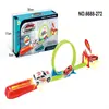 Cross-Border Amazon Track Pull-Back Alloy Car Toy Gift for Boys and Girls, Children's Metal Racing Car