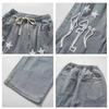Jeans Retro Estilo Ins de Calle Americana para Hombres y Mujeres, Nueva Marca de Moda Casual Estilo Calle Pierna Ancha Rectos Largos, Transfronterizo